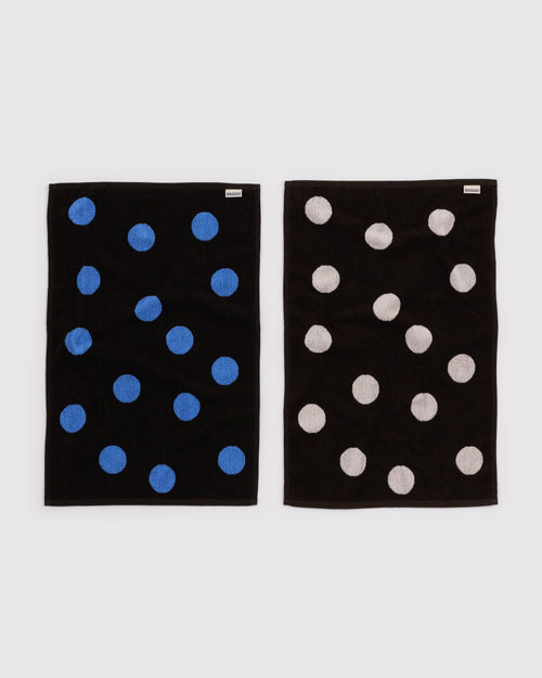Comfortable Daily Towel - Hand Towel Set of 2 in Polka Dot Mix