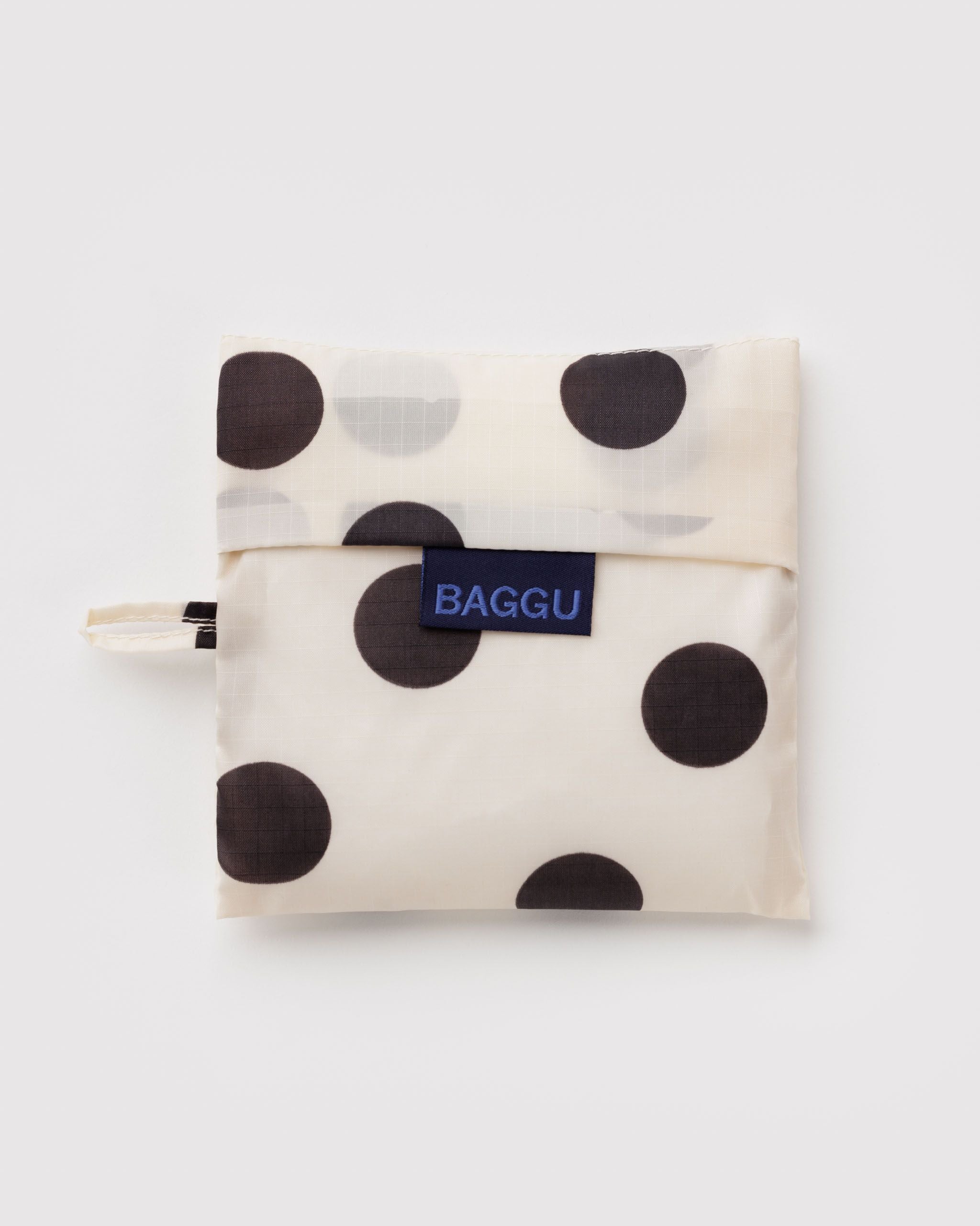 Standard Baggu in Cream and Black Polka Dot - Easy Style