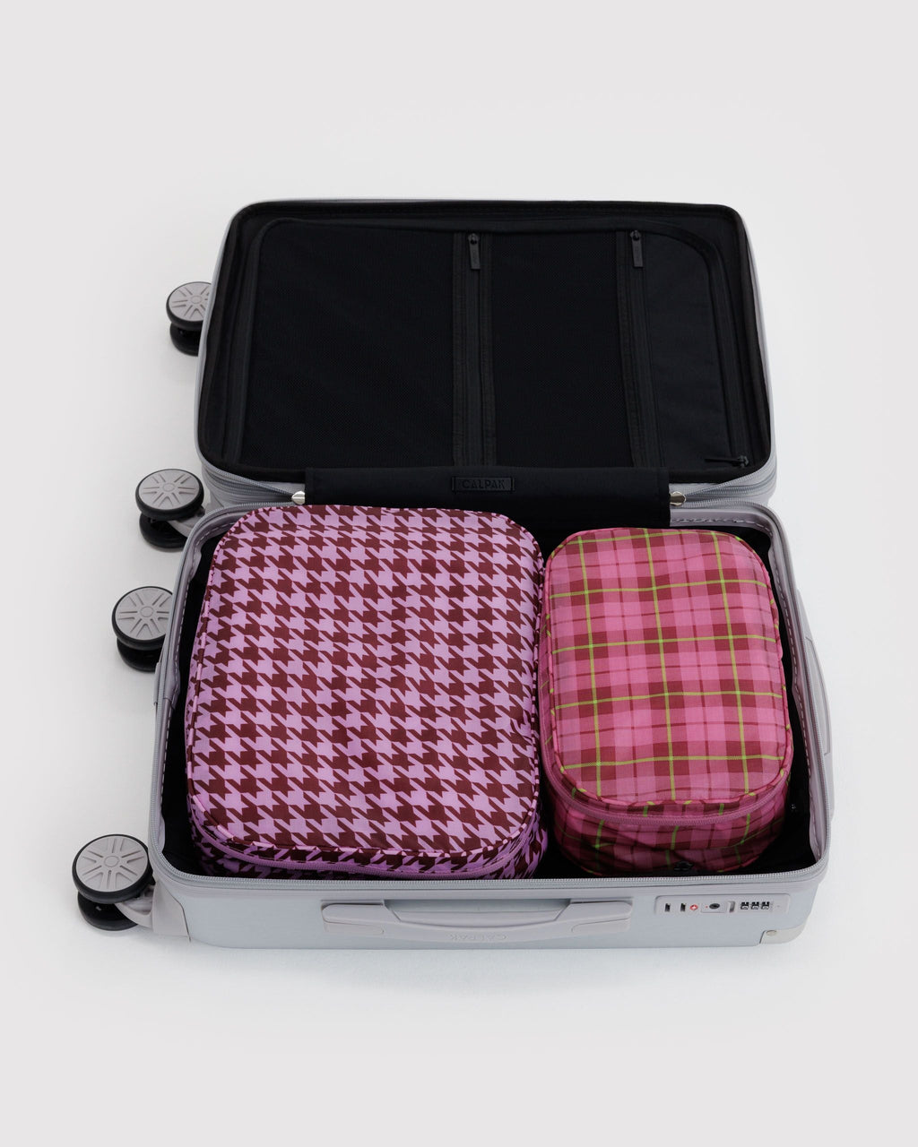 Organized Travel Essential - Packing Cube Set in Check Mix