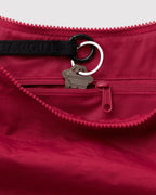 Easy Day to Night Carry - Medium Nylon Crescent Bag in Cherry