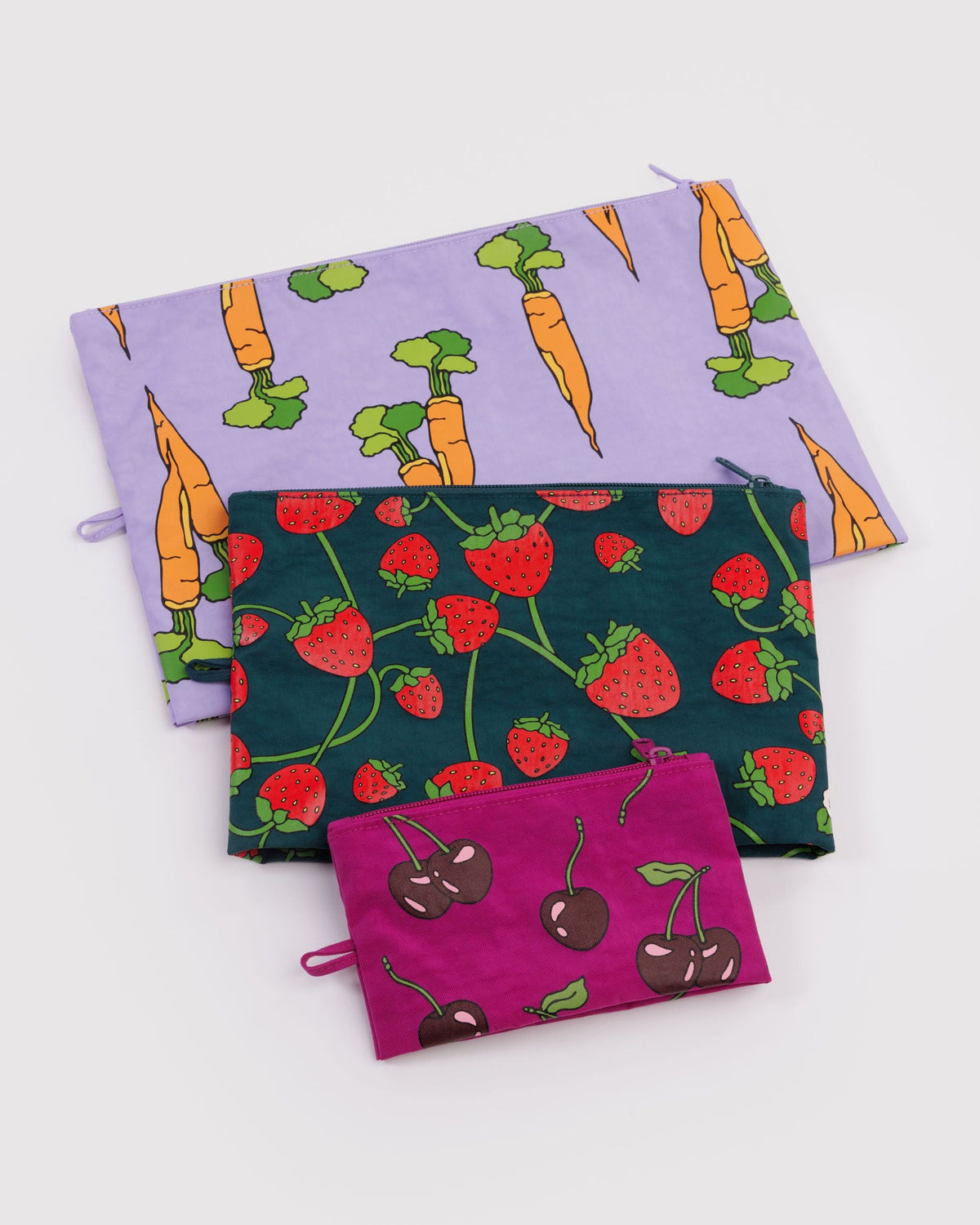 Organized Travel Essential - Go Pouch Set in Carrots and Berries
