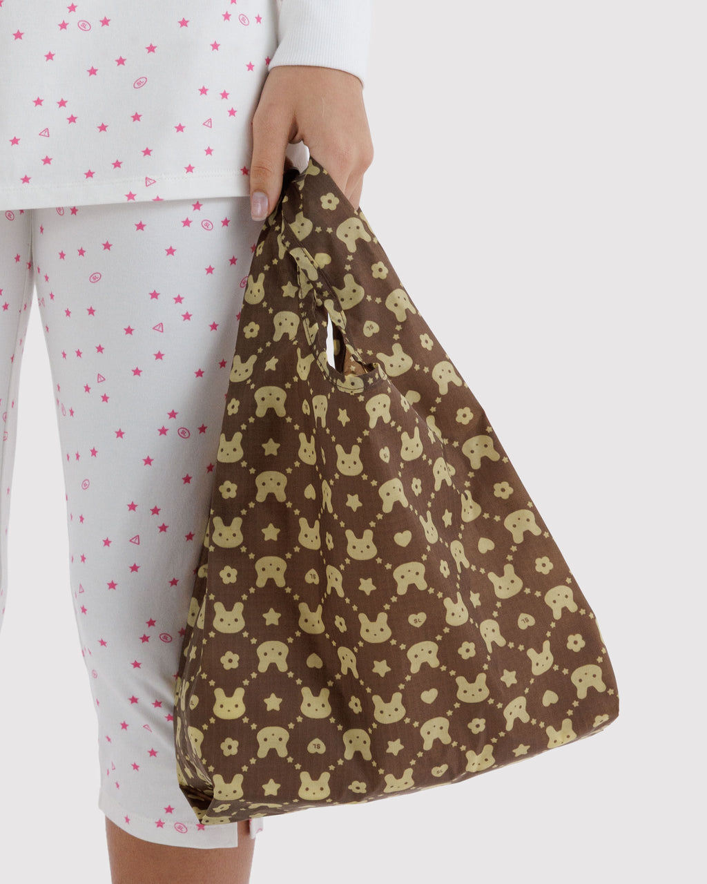 Lightweight Reusable Essential - Baby Bow Baggu in Bunny