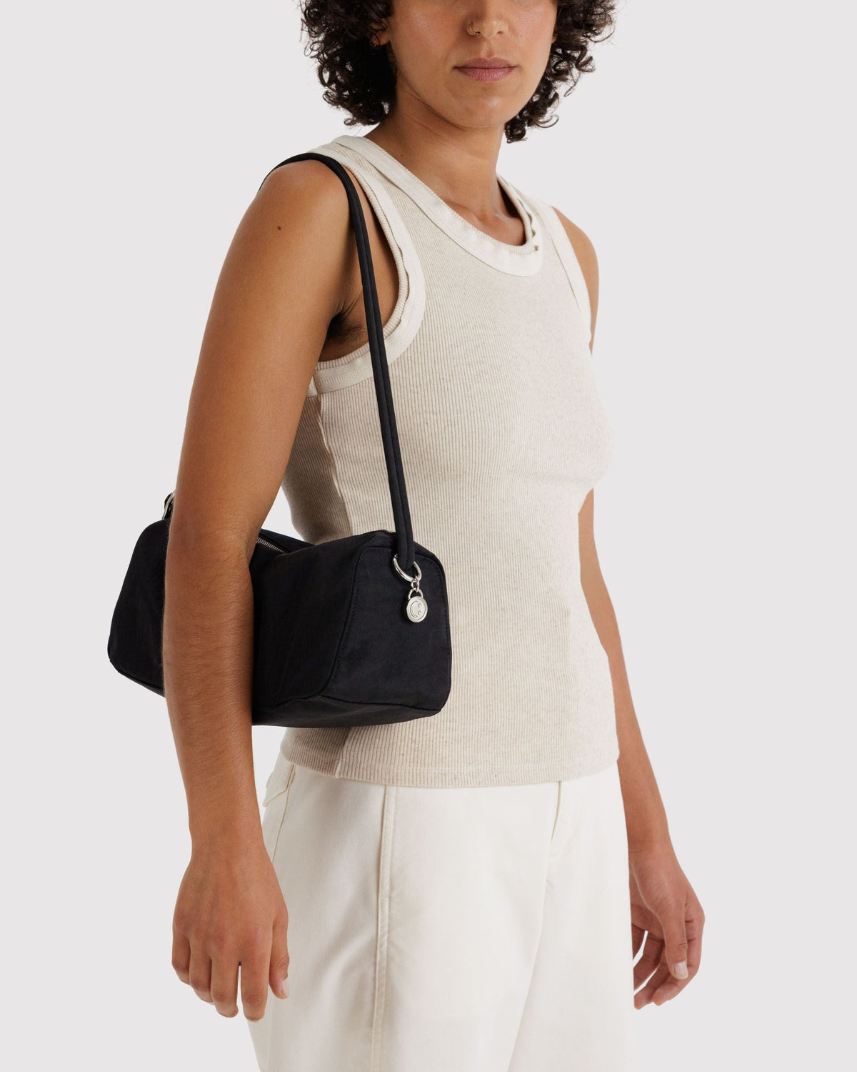 Easy Day to Night Carry - Nylon Loaf Bag in Black