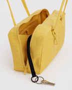 Easy Day to Night Carry - Nylon Bowler Bag in Sunflower