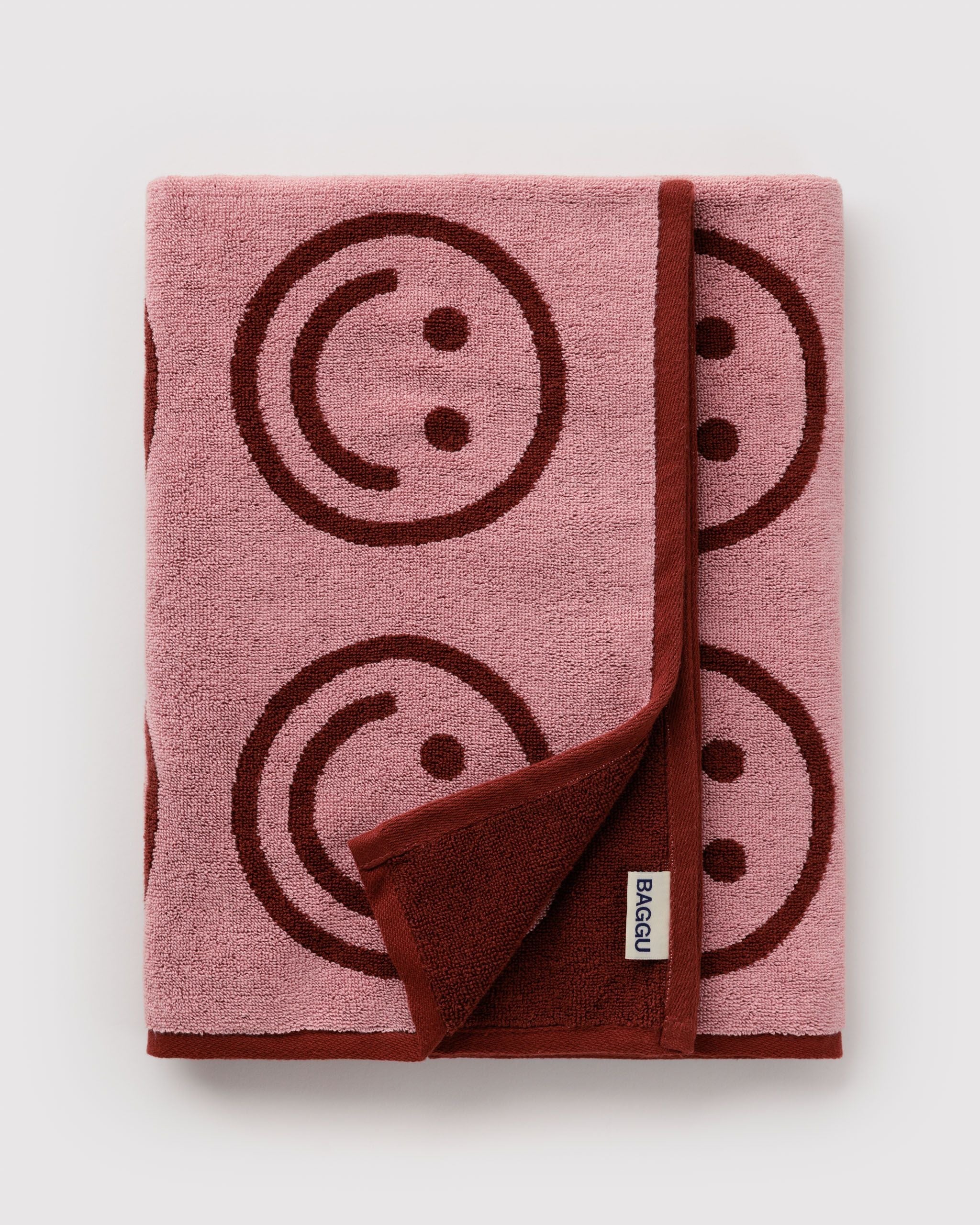 Comfortable Daily Towel - Bath Towel in Blush Happy