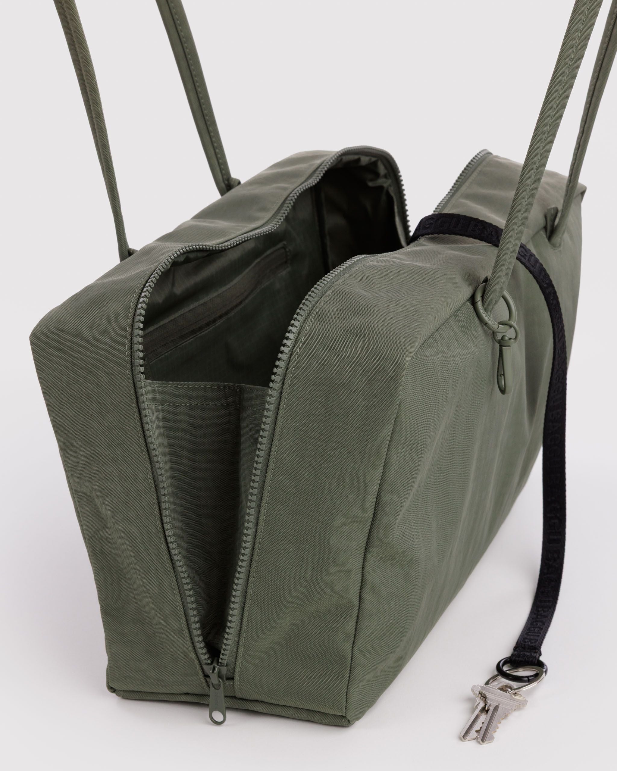 Easy Day to Night Carry - Medium Nylon Bowler Bag in Caper
