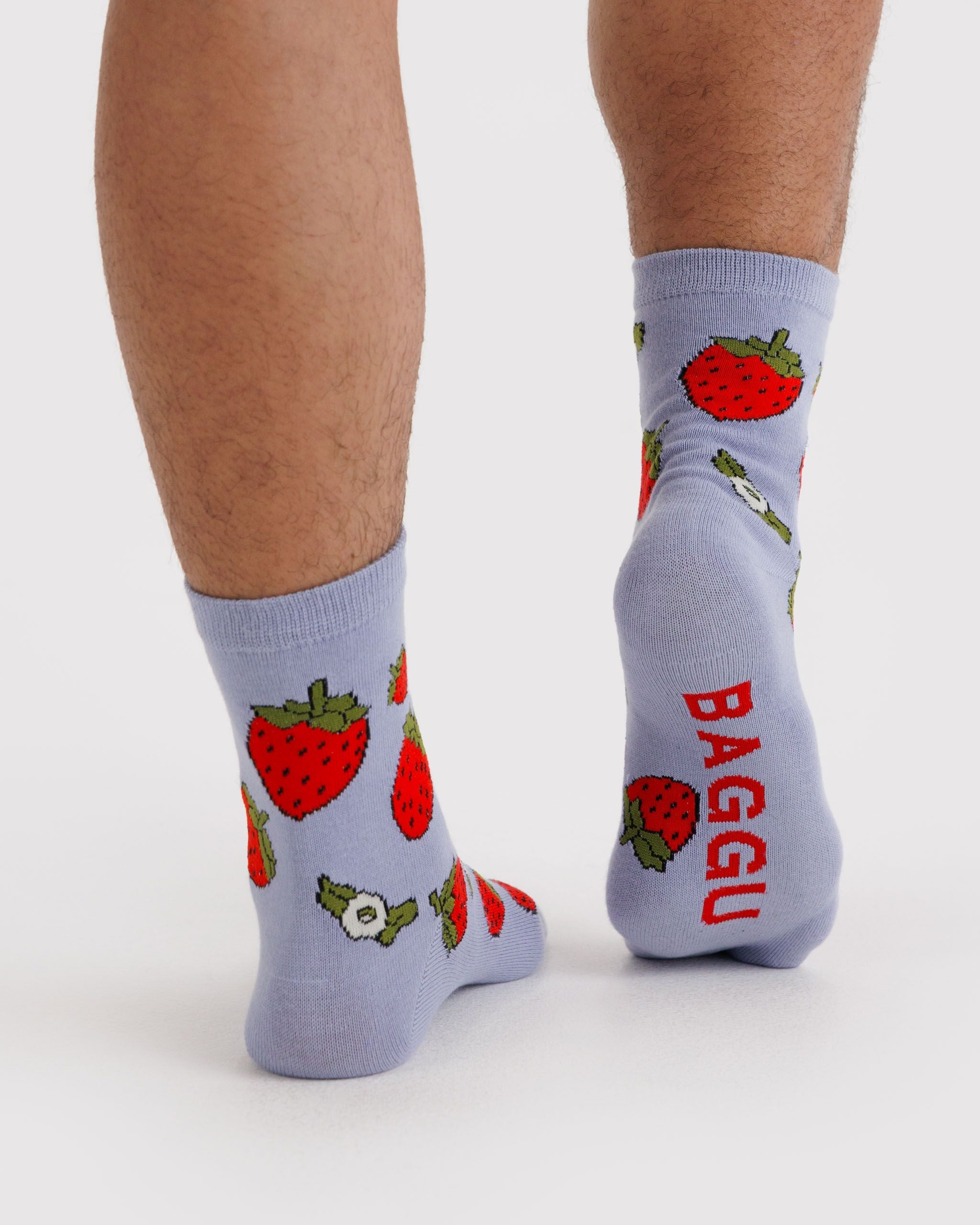 Soft Daily Essential - Crew Sock in Strawberry Blossom