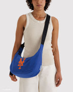 Easy Day to Night Carry - Medium Nylon Crescent Bag in New York MetsTM