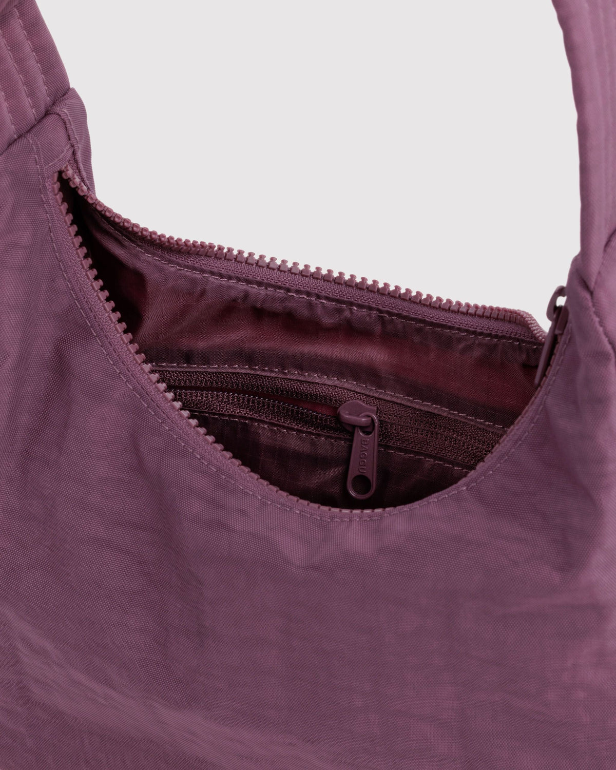 Easy Day to Night Carry - Mini Nylon Shoulder Bag in Wild Plum
