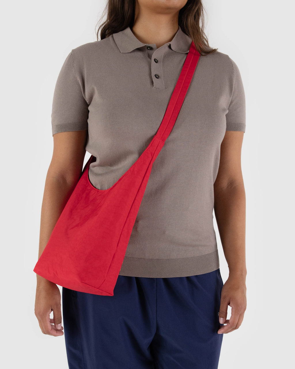 Easy Day to Night Carry - Small Nylon Sling in Candy Apple
