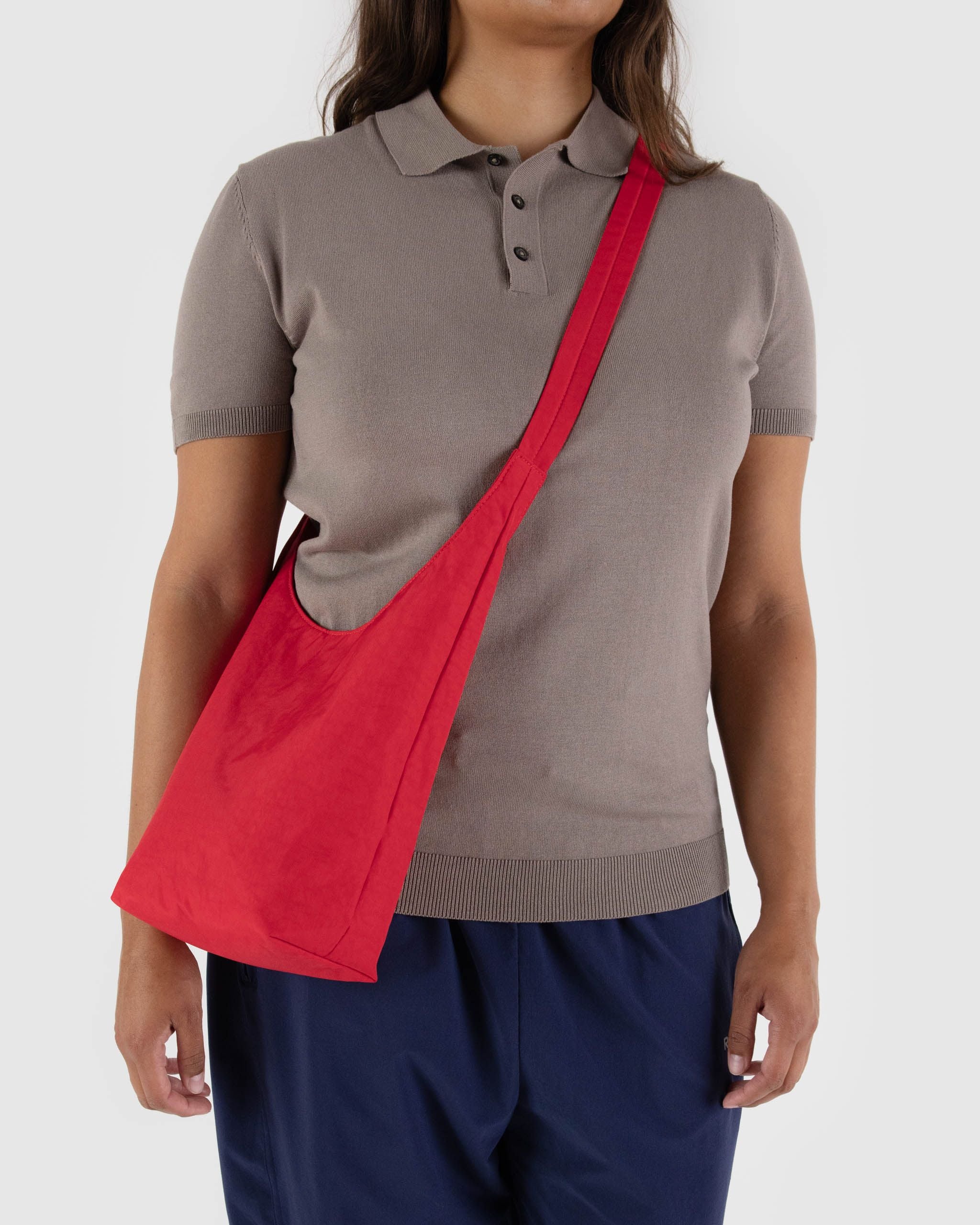 Easy Day to Night Carry - Small Nylon Sling in Candy Apple