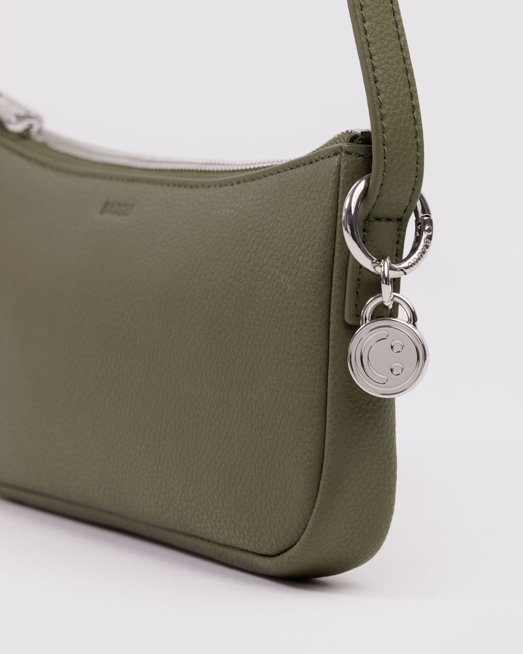 Easy Day to Night Carry - Recycled Leather Pochette in Loden