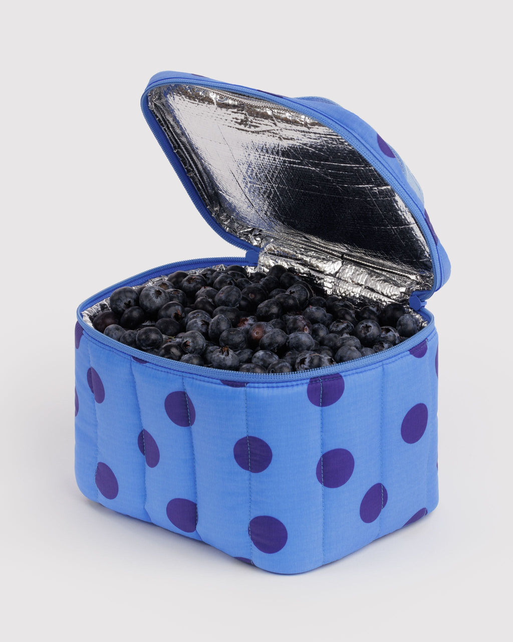 Everyday Food Storage - Puffy Lunch Bag in Blue Polka Dot