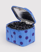 Everyday Food Storage - Puffy Lunch Bag in Blue Polka Dot