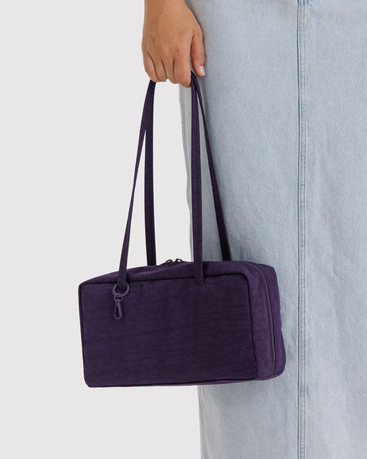 Easy Day to Night Carry - Nylon Bowler Bag in Fig