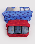 Organized Travel Essential - Large Packing Cube Set in Polka Dot Mix