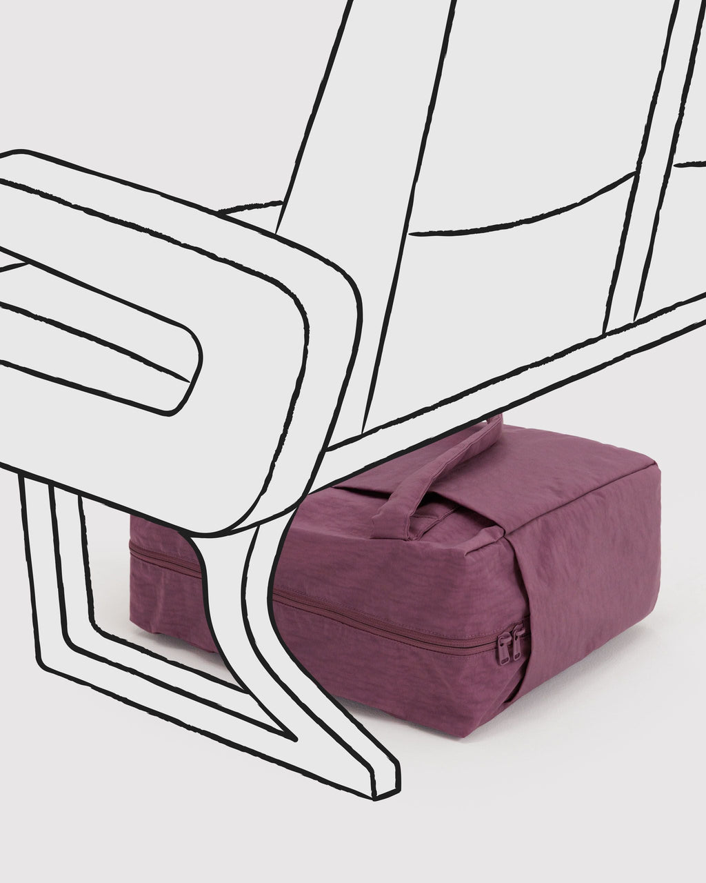 Lightweight Trip Companion - Small Cloud Carry-On in Wild Plum