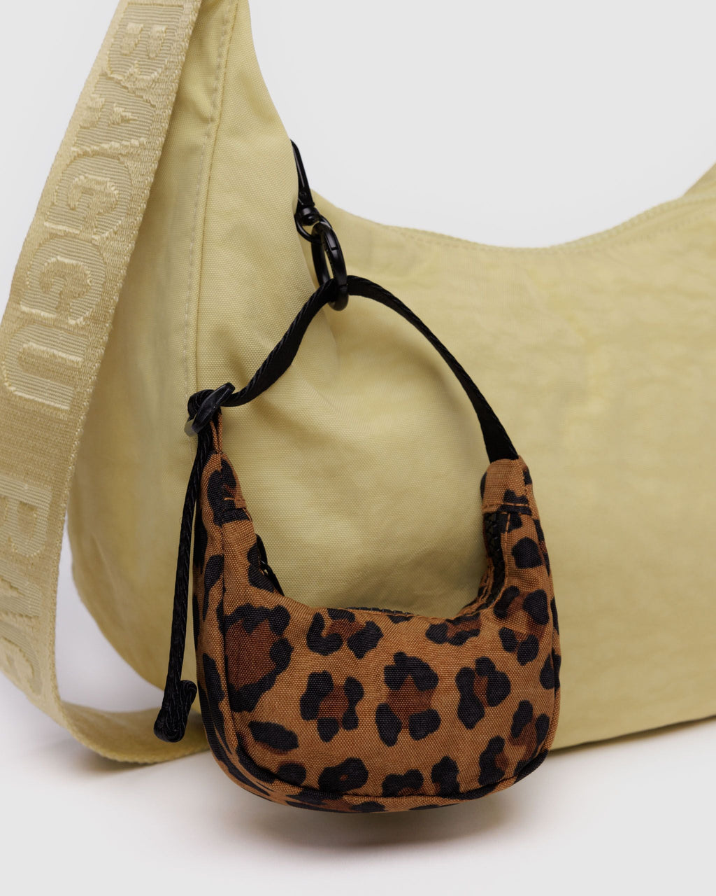 Colorful Everyday Detail - Crescent Bag Charm in Leopard