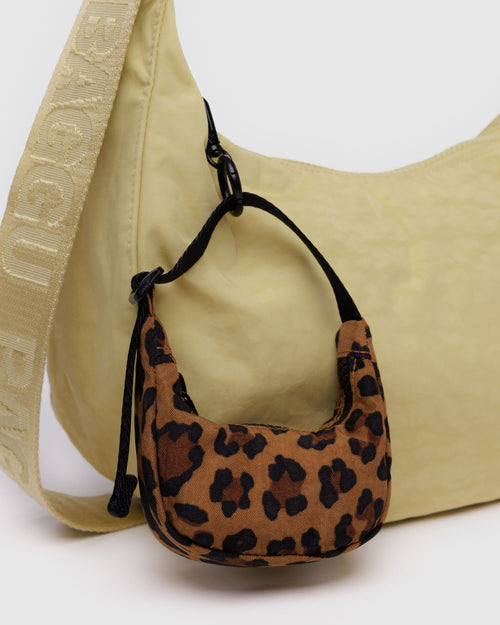 Colorful Everyday Detail - Crescent Bag Charm in Leopard