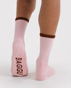 Soft Daily Essential - Ribbed Sock in Blush Mix