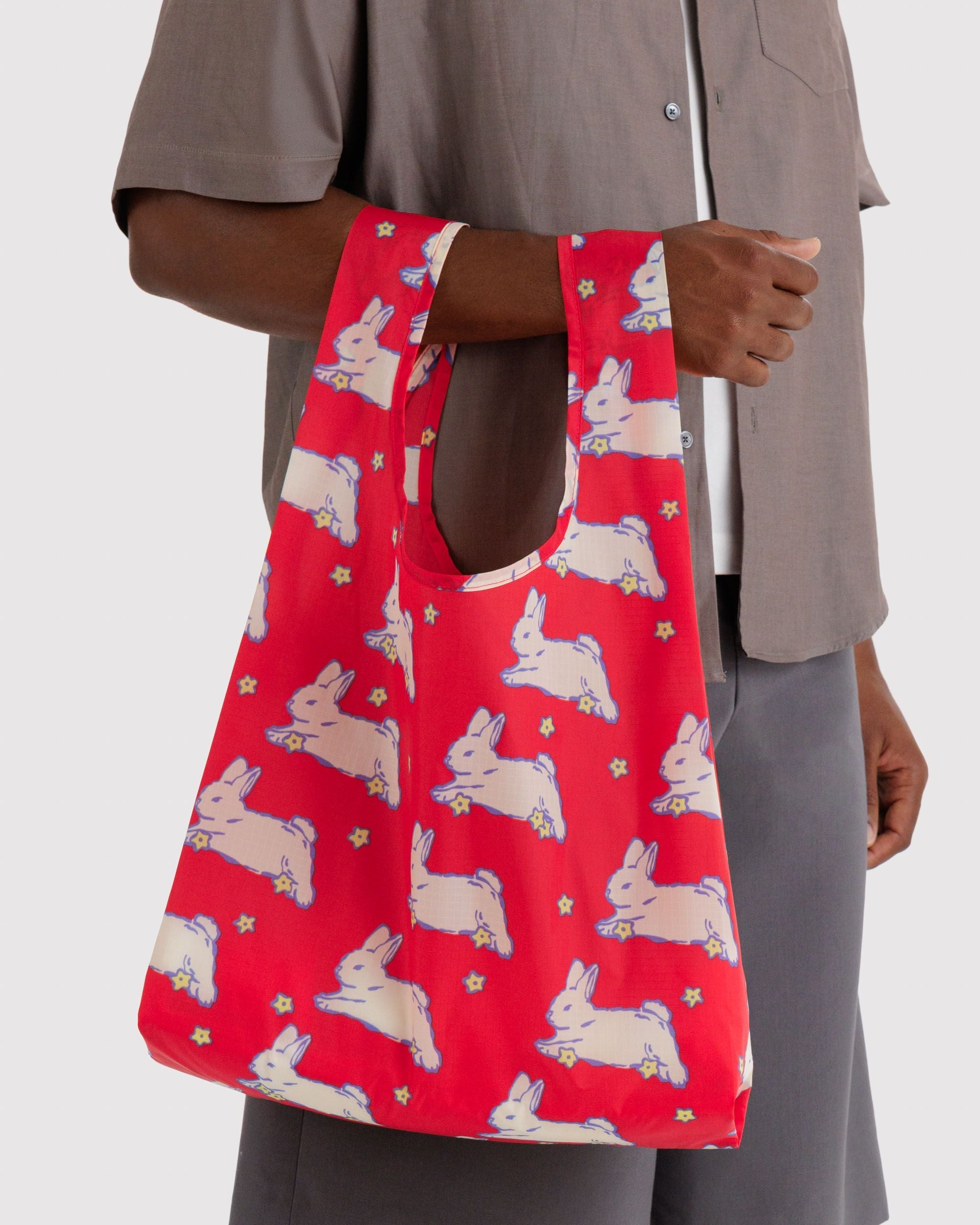 Lightweight Reusable Essential - Standard Baggu in Bunnies
