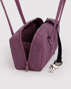 Easy Day to Night Carry - Small Nylon Bowler Bag in Wild Plum