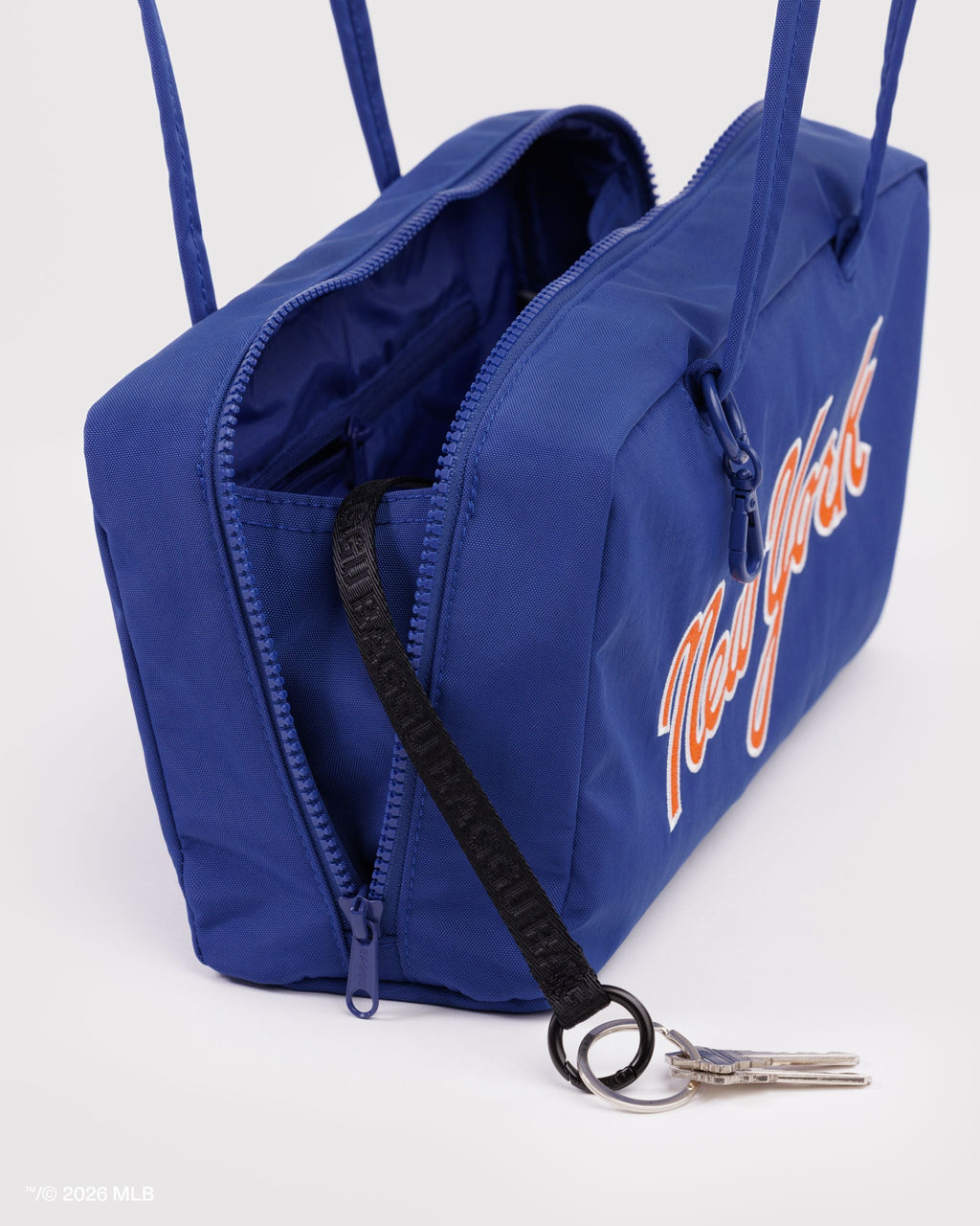 Easy Day to Night Carry - Nylon Bowler Bag in New York MetsTM