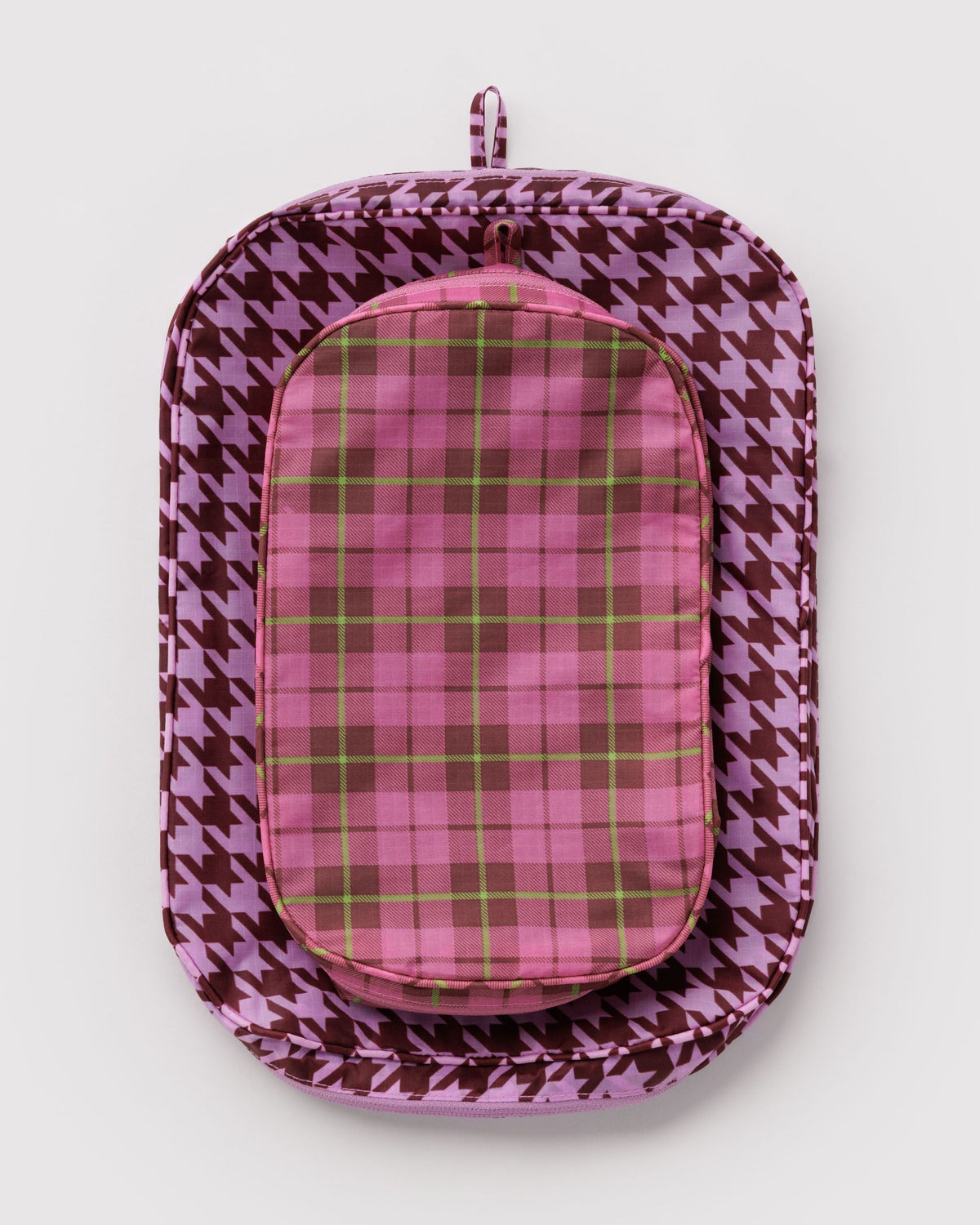Organized Travel Essential - Packing Cube Set in Check Mix