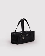 Lightweight Reusable Essential - Mini Nylon Market Bag in Black