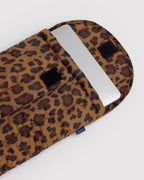 Padded Everyday Protection - Puffy Laptop Sleeve 13 14 in Leopard