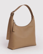 Easy Day to Night Carry - Recycled Leather Shoulder Bag in Dune