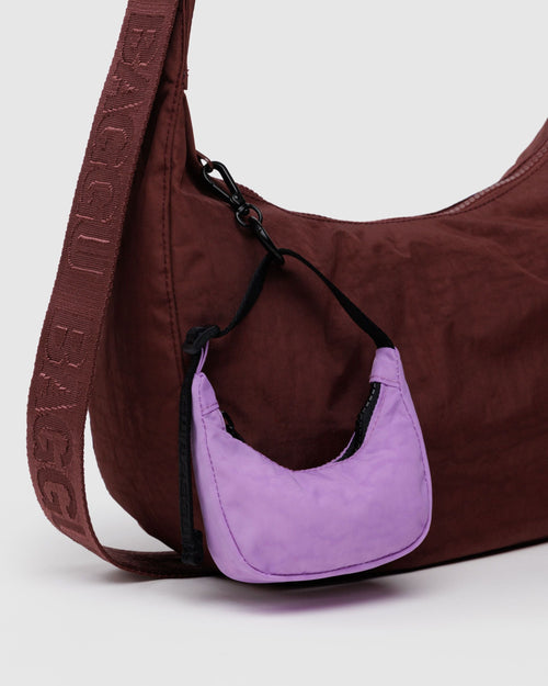 Colorful Everyday Detail - Crescent Bag Charm in Rose