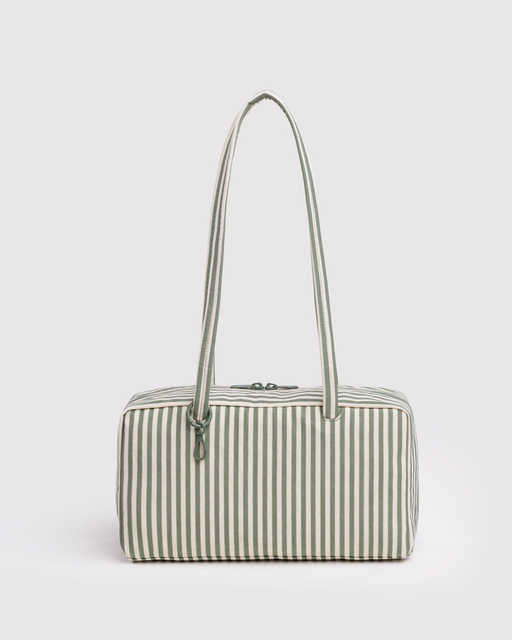 Nylon Bowler Bag - Sage Stripe