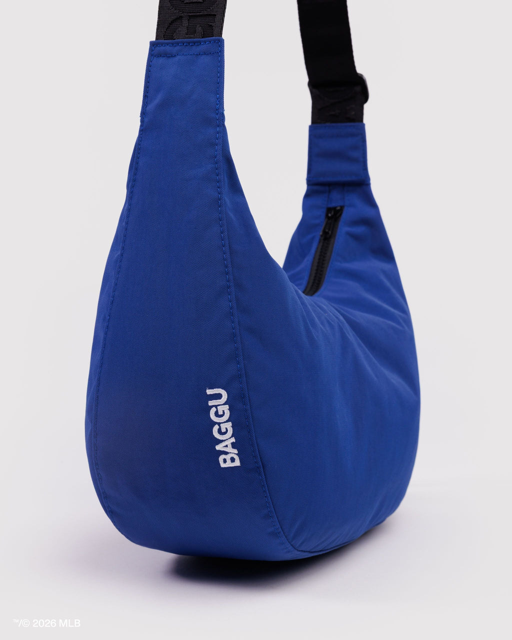 Easy Day to Night Carry - Medium Nylon Crescent Bag in New York MetsTM