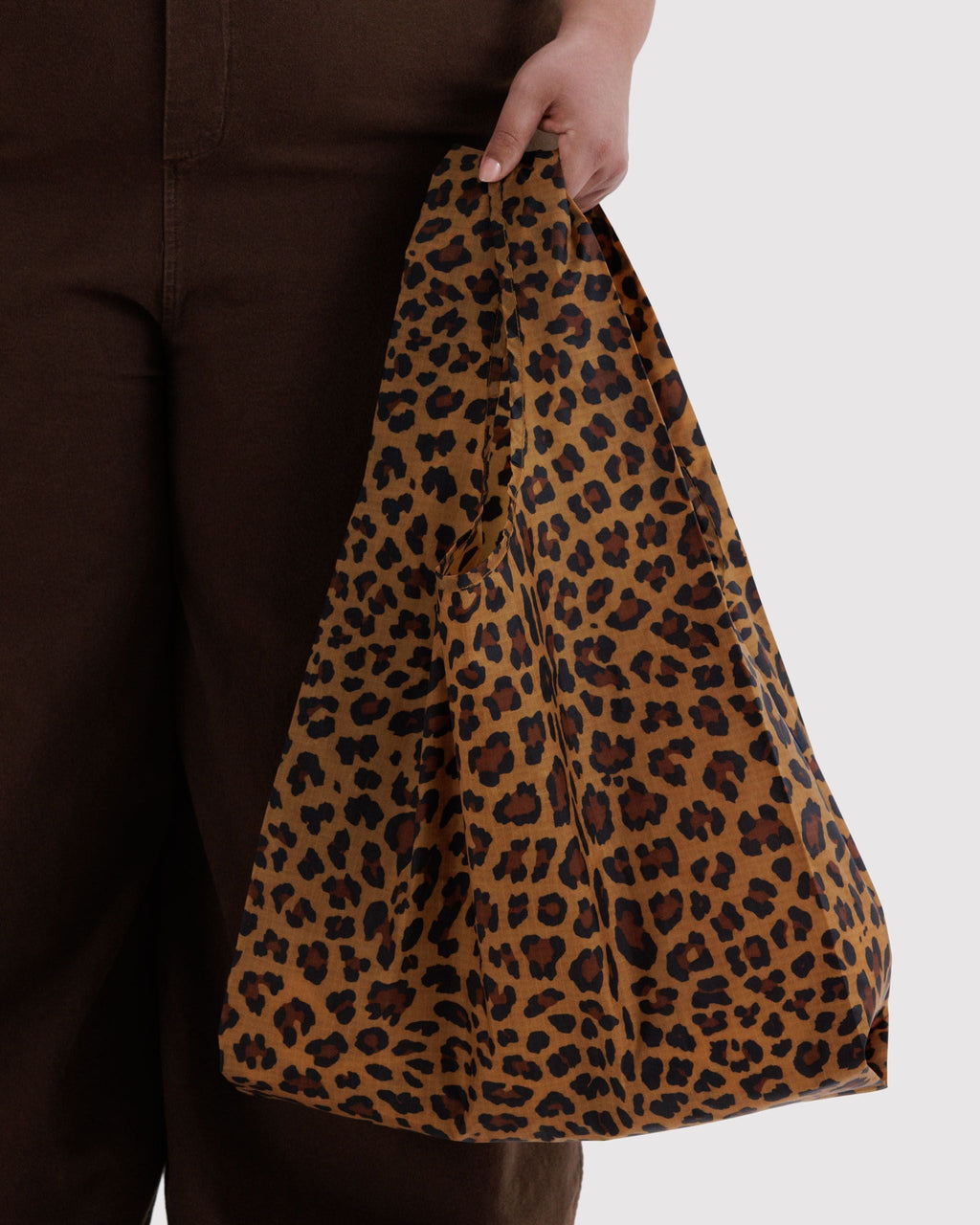 Lightweight Reusable Essential - Standard Baggu in Leopard