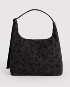 Nylon Shoulder Bag - Charcoal Ditsy Floral