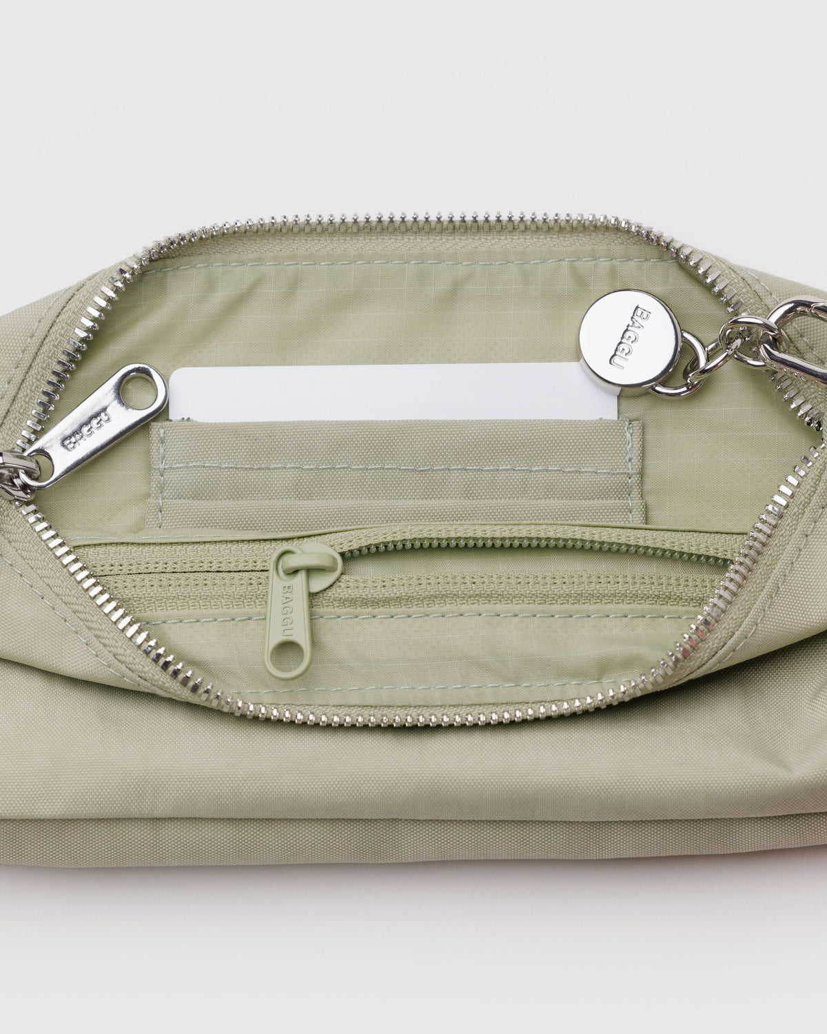 Easy Day to Night Carry - Nylon Pochette - Sale in Celadon