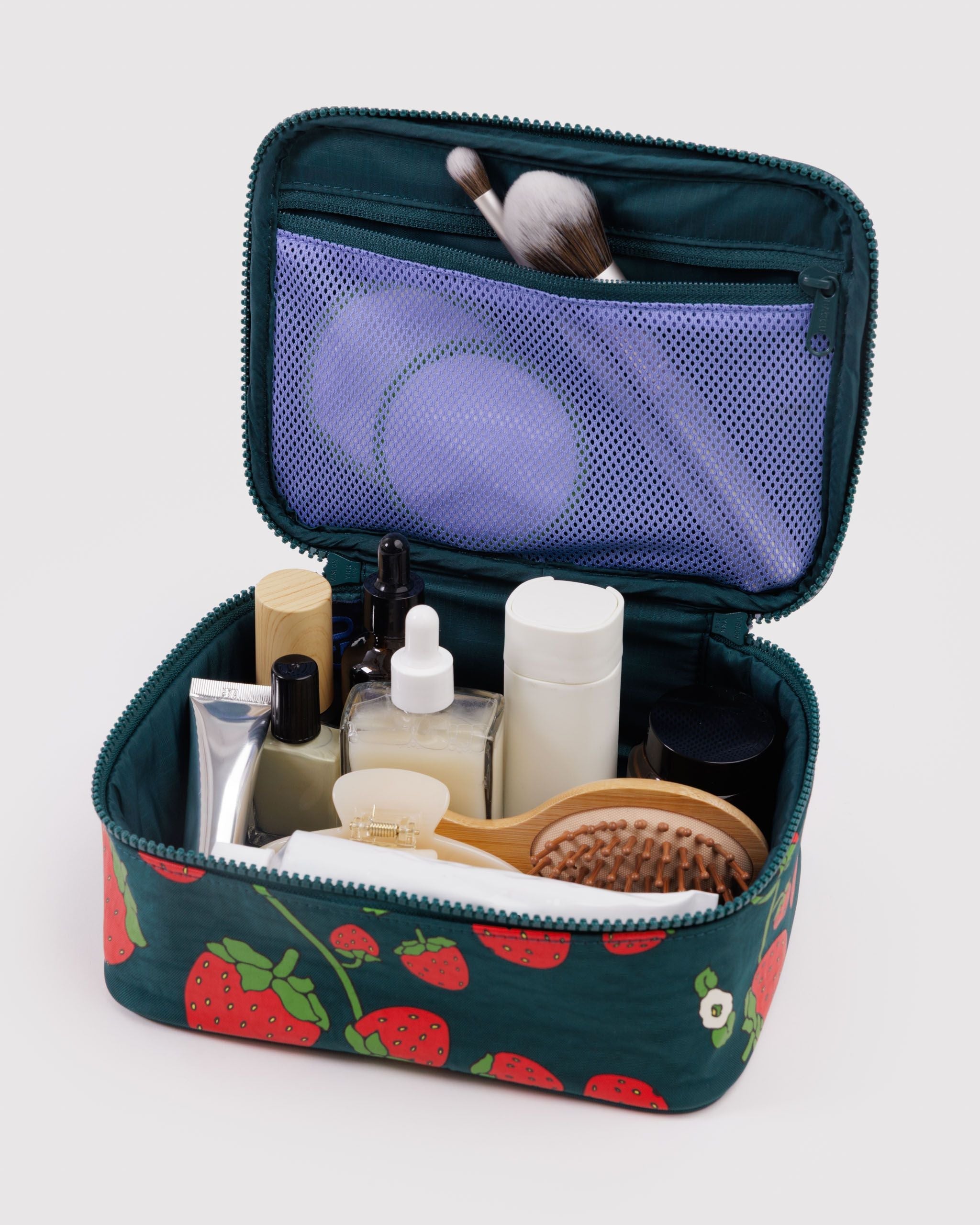 Organized Travel Essential - Small Cosmetic Case in Strawberry Blossom