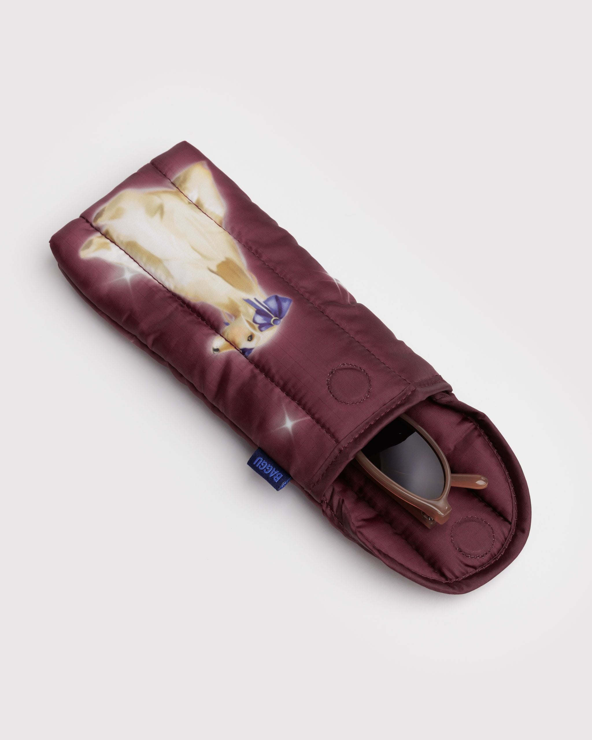 Padded Everyday Protection - Puffy Glasses Sleeve in Fancy Dogs