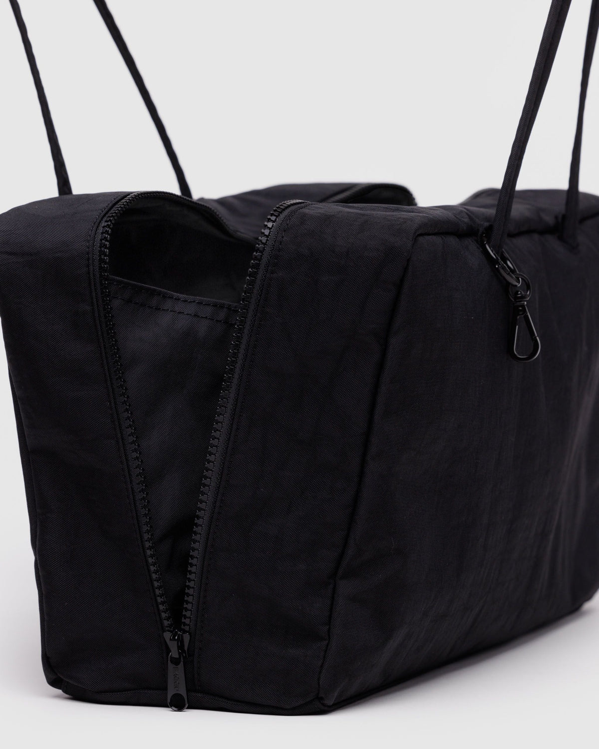 Easy Day to Night Carry - Medium Nylon Bowler Bag in Black