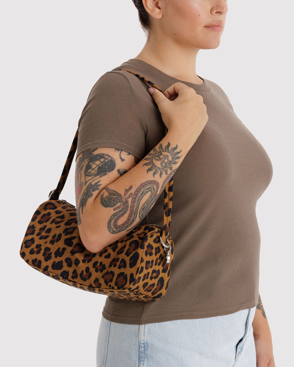 Easy Day to Night Carry - Nylon Loaf Bag in Leopard