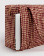 Lightweight Trip Companion - Small Cloud Carry-On in Tan Houndstooth