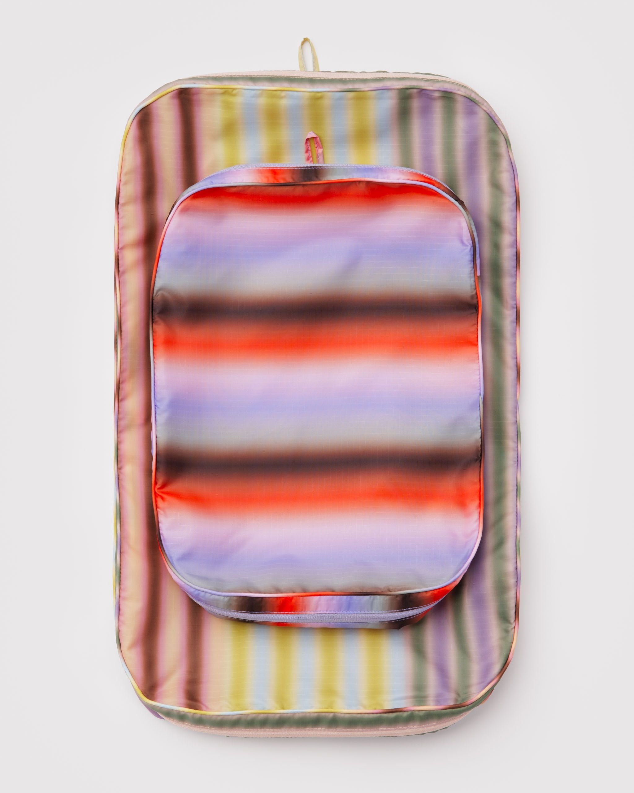 Large Packing Cube Set in Gradient Stripes - Easy Style