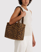 Flexible Daily Tote - Everyday Cloud Bag in Leopard