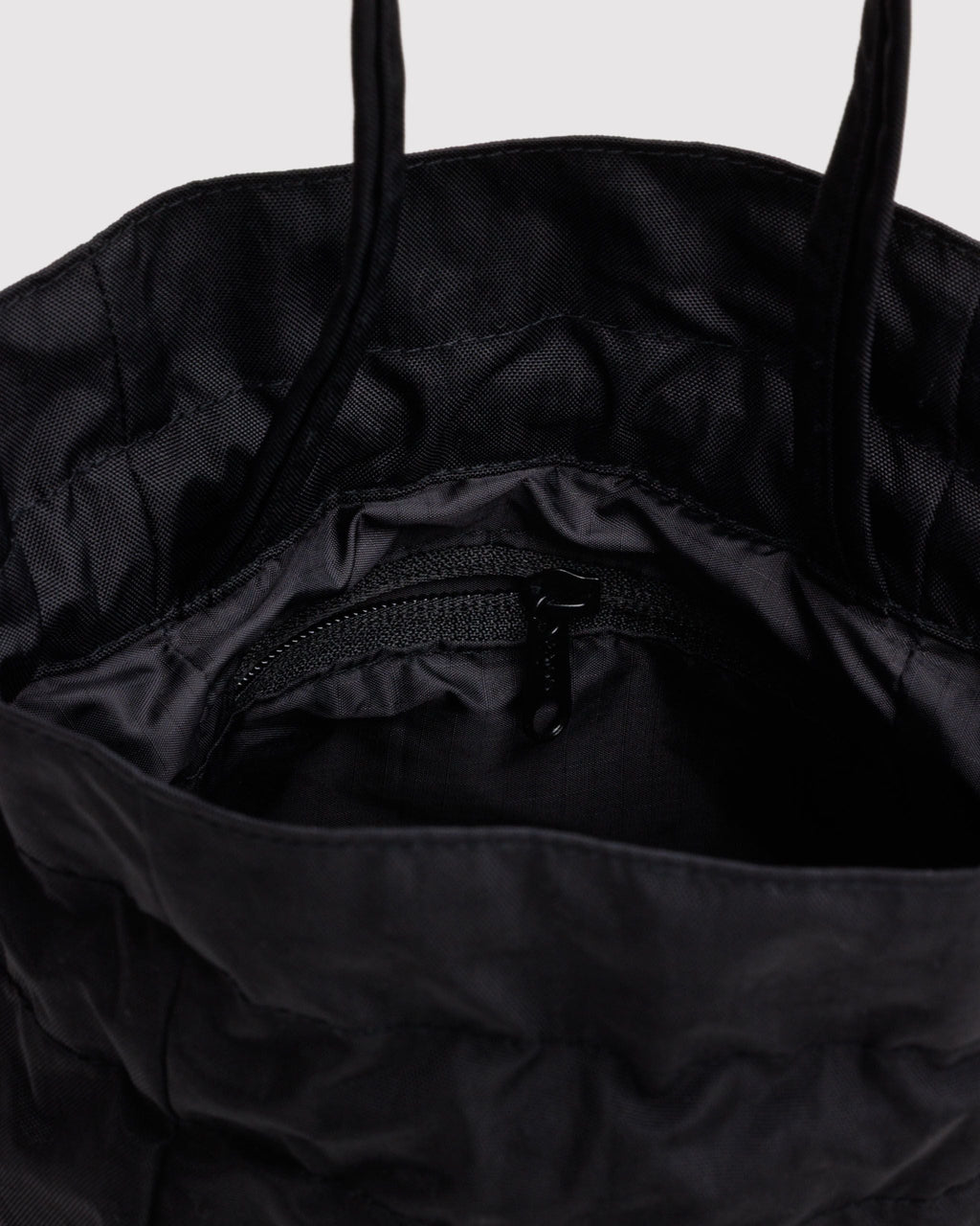 Easy Day to Night Carry - Nylon Drawstring Bag in Black