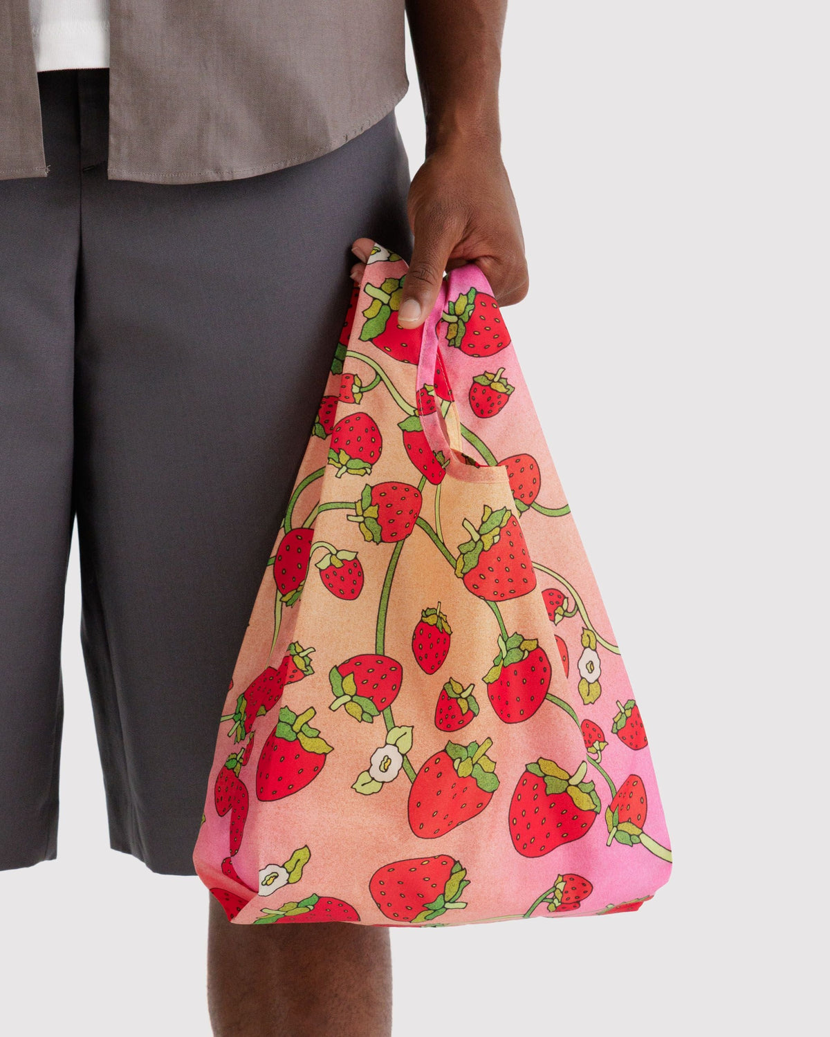 Lightweight Reusable Essential - Baby Baggu in Strawberry Blossom