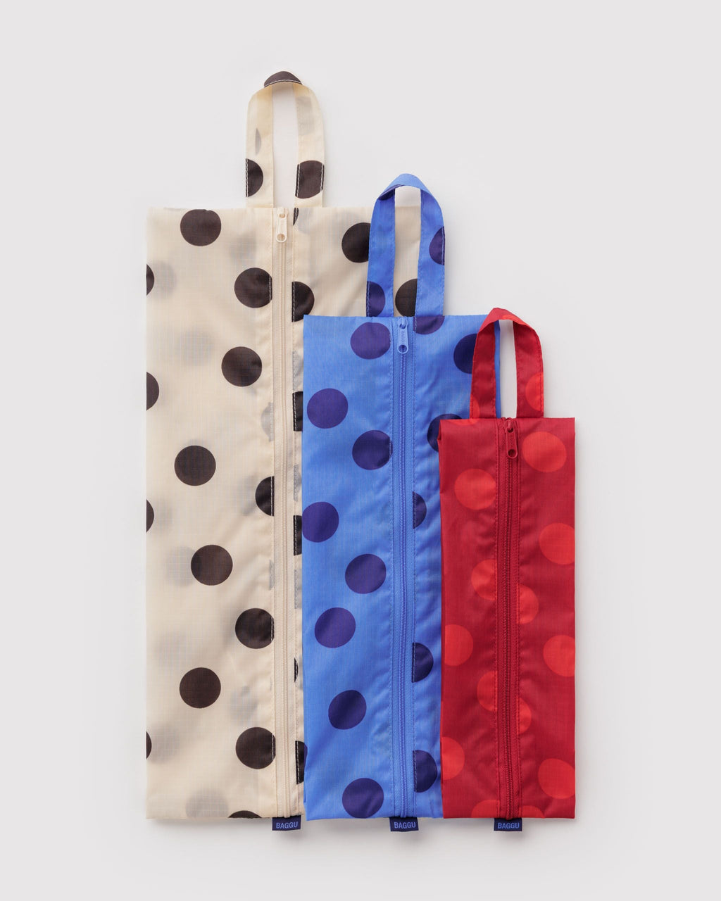 Organized Travel Essential - 3D Zip Set in Polka Dot Mix