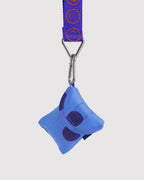 Padded Everyday Protection - Puffy Earbuds Case in Blue Polka Dot