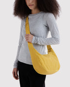 Easy Day to Night Carry - Medium Nylon Crescent Bag in Sunflower