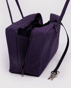 Easy Day to Night Carry - Medium Nylon Bowler Bag - Sale in Fig
